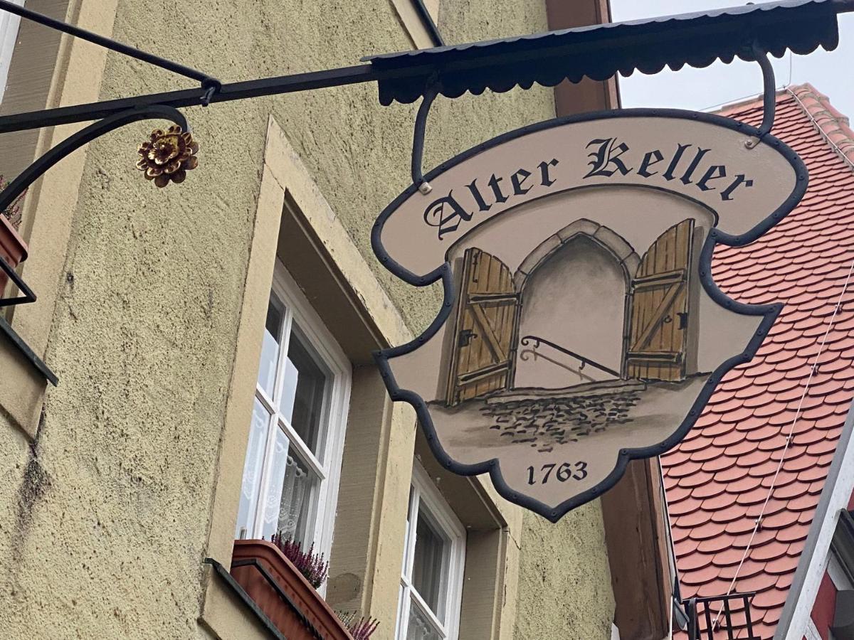 Gaestehaus Alter Keller Rothenburg ob der Tauber Exterior photo
